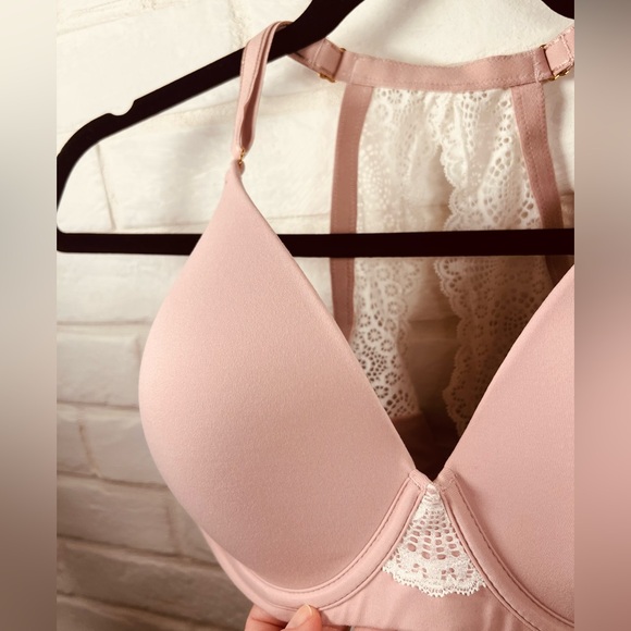 NWT Soma Embraceable Geo Lace
Racerback Underwire Bra 40 C Adobe Rose pink #0499 - Picture 2 of 12